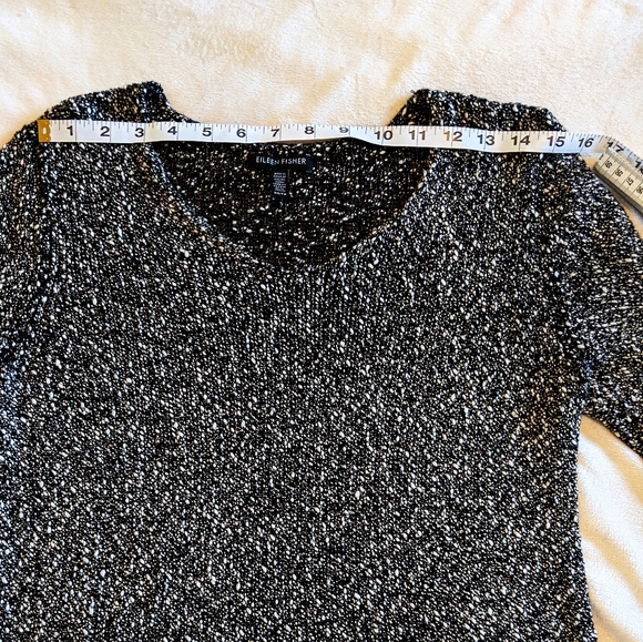 EILEEN FISHER Thick Knit Cotton Sweater - Picture 9 of 12